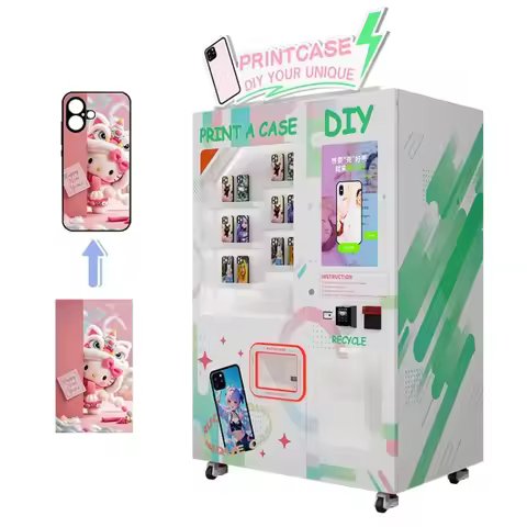 New mobile phone case printer Self-service upload picture Mobile phone case printing Vending machine