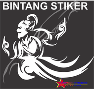 cutting stiker Wayang stiker mobil variasi pintu mobil