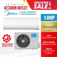 Midea (MSXD-09CRN8 / MSXD-12CRN8 / MSXD-18CRN8 / MSXD-24CRN8) Xtreme Dura R32 Non-Inverter Air Condi