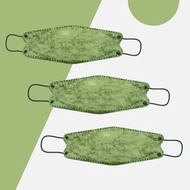 KF94成人立體醫療口罩-墨玉綠