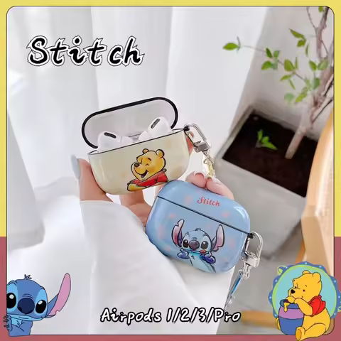 Disney Cartoon Stitch Case for Airpods 3 Pro 2 1 Bluetooth Wireless Protective Case for Apple Airpod