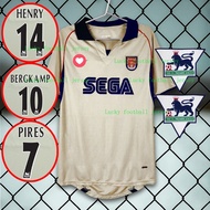 0102 arsenal away football jersey retro