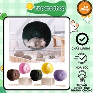 wheel 22cm cao cấp kèm đế (rất êm mượt) cho hamster nhím - T3 PETS SHOP