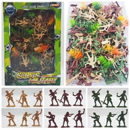 200 pcs Military Play set Plastic Toy Soldiers Army Men 5cm Figures
