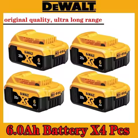 100% High Rate Genuine Dewalt 20V 2AH 5AH 6AH Battery, Dewalt DCB200 Power Tool Battery Rechargeable