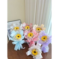 (Ready Stock)Sunflower Graduation Bouquet  Konvo Bouquet Bunga Konvo