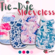 DALSON Tie-Dye Color Style Pet Sleeveless Clothes
