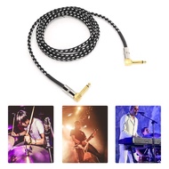 SUNGOOYUE Professional Guitar Cable  9.8ft Right Angle to GoldPlated 6.35mm Connectors AWG22 OxygenF