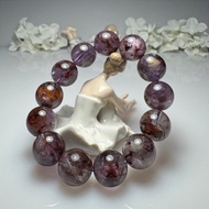 G56 上帝指紋 大顆粒 紫幽靈水晶 無染色 16.7mm 手串 手珠