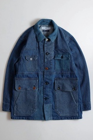 FDMTL Tokyo Japan Patchwork Denim Jacket size 4 visvim Wtaps
