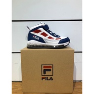 FILA KID Children's Shoes Air Cushion Children's Basketball Shoes Antibacterial Deodorant Blue/White