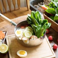 【YOSHIKAWA吉川】槌目紋不鏽鋼雪平鍋18cm(有刻度) IH對應