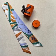 絕版🍊 Hermes 愛馬仕 Twilly 小絲巾🧣16 24 45