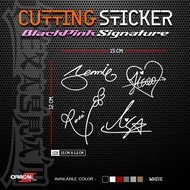 Blackpink Signature Sticker Cutting | Blackpink Signature Cutting Sticker