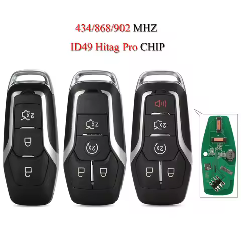jingyuqin Remote Smart Car Key For Ford Mustang Edge Explorer Fusion Mondeo Kuka 3/4/5Buttons 433.92