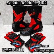 Roadrace shoes bonus cover - ORANGE racing shoes - cool touring shoes - boots - drag or cornering bo