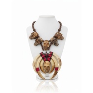 Imitation Skull & Fang Tribal Necklace