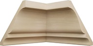 3 3/4"P x 3 11/16"H WM45 Americraft Solid Hardwood Stain Grade TrimPro Crown Moulding Inside Corner,
