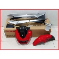 Cover Set Yamaha RXZ CATALYZER Merah Grey 100% HLY Original Yamaha