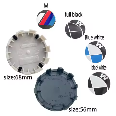 4Pcs 56/68mm Car Wheel Center Hub Caps Wheel Cover FOR BMW MIni X5 E70 G05 X6 F16 X3 E83 F25 G01 X4 