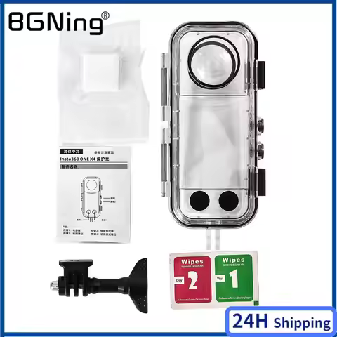 Invisible Case for Insta360 X3 X4 Waterproof Housing Cover for Insta 360 X4 Camera Case Underwater 4