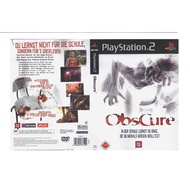 PS2 Game Obscure  (DVD Game)