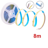 Angelila หรี่แสงได้ไฟแถบ LED COB 3สี608 Led/m ความหนาแน่นสูงมีความยืดหยุ่นสูง CCT FOB เทป Led 2700K