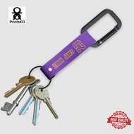 High Quality Carabiner Keychain with NBA Basketball - Design
