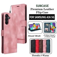 SAMSUNG A36 5G Premium flip wallet case Flip case Magnet Casing flip cover silicone handphone wallet
