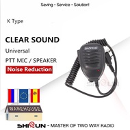 Original BaoFeng Handheld Speaker Microphone Mic for UV-5R UV-5RE DM-5R Plus GT-3 BF-888S UV-82 BF-F