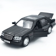Suitable for Mercedes-Benz S W140 1:32 alloy models, car audio, pull-back lights, car audio, Toy mod