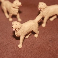 Safari Simulation Farm Animal Model Toy Mini Scene Ornaments Golden Retriever Golden Retriever