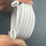 สายชาร์จ Apple iPhone 15 16 240W 2 เมตร สายข้อมูลแบบถัก สายชาร์จ MacBook pro iPad pro สายชาร์จแบบยาว