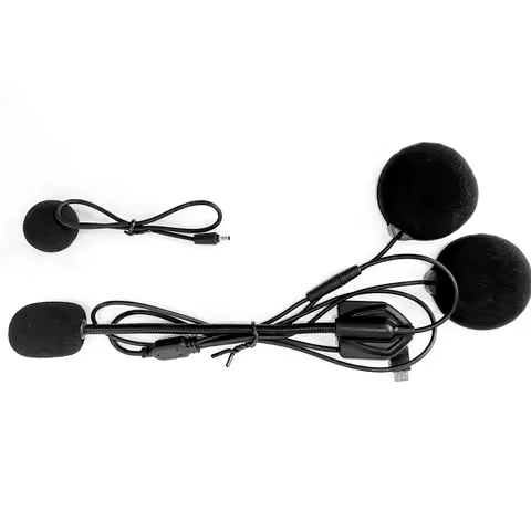 Maxto M2 M3 Accessories Headphone Microphone 2 in1 Earphone Suit for Motorcycle Full Half Face Integ