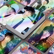 杨博文镭射小卡55张TF家族四代单人高颜值明星周边精美写真小卡片Yang Bowen Laser Card 55 TF Family 4 shishangshuma.my20251219