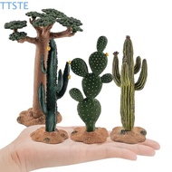 TTSTE Artificial Tree Model, DIY Crafts Plastic Artificial Plant Cactus, Green Plant Model Realistic