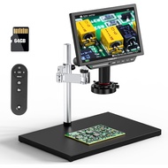 TOMLOV TM4K Max 4K Digital Microscope 2000x | 52MP | 10.1" HDMI LCD | Spin Arm | 64GB Storage | Larg
