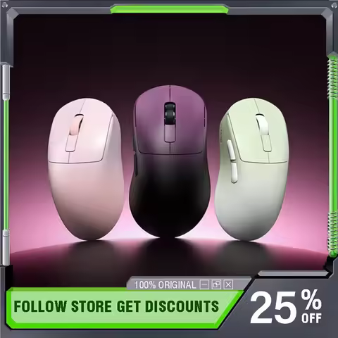 LEOBOG GM5 SE/GM5Pro Gaming Mouse Tri-Mode Lightweight Design for Medium Large Hands Ergonomic Desig