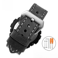 สายนาฬิกาหนังวัวสำหรับ G-SHOCK Casio Steel Heart GST-B100/S130/S110/S120/W130L/W100/210/W300 สายหนัง