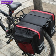 LOVETOUCH 2 In 1 Cycling Double Side Rear Rack Bike Bag Mountain Road Bicycle Tail Seat Pannier Pack