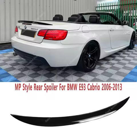 For BMW E93 Gloss Black MP Style Rear Spoiler 320i 320d 325i 330Xi 330Xd 335Xi Cabrio 2007-2014 Body