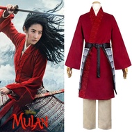 Hua Mulan Chinese Hanfu Cosplay Outfit - Perfect for Halloween & Winter Festivals