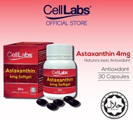 JAKIM HALAL CellLabs Astaxanthin Antioxidant Immunity Eye Health (4mg x 30 Pcs) EXP 2/2027