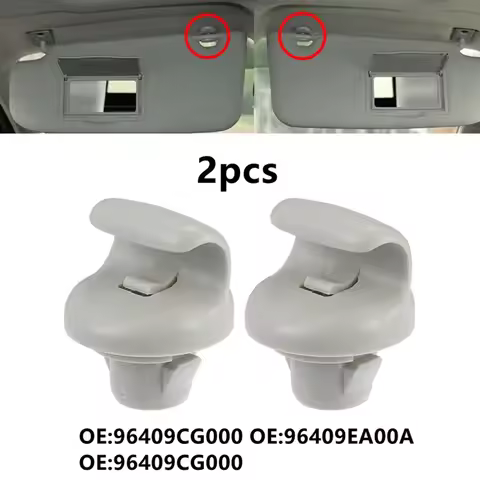2pcs 96409BC402 Car Sun Visor Hook Clip For Nissan Maxima Versa Note Leaf Micra Qashqai Dualis For I