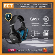 Logitech G431 7.1 Surround Sound Gaming Headset (981-000774)