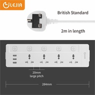 LEJIA  220V Gray/Black/Gold 146 Type USB  Wall Key Kitchen  Switch Panel 13amp Universal 3/6 Pin Plu