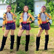 EG RUMI / KPOP HUNTRIX COSTUME FOR KIDS 3-9YRS OLD ( INNER NOT INCLUDED )