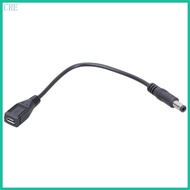 CRE DC to USB Adapter Cable 5Pin Micro USB Female to DC Male to 5 5x2 5mm 5 5x2 1mm Converter Line 2