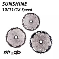 SUNSHINE 10 speed Cassette 9S 10S 11S MTB bike Road Bicycle Freewheel Flywheel 10V /36/40/42/46/50T 