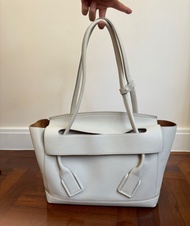 Bottega Veneta Arco BV leather bag white